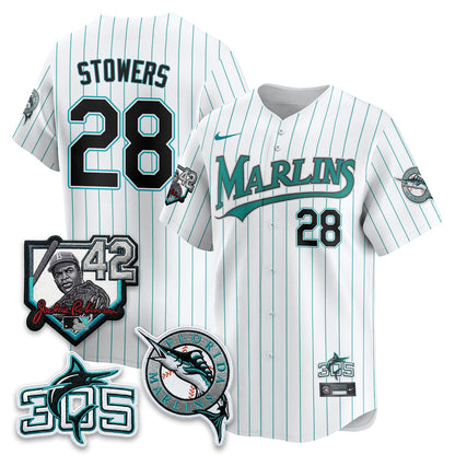 MIA 2026 Throwback Jackie Robinson New Era Vapor Limited Jersey - Stitched