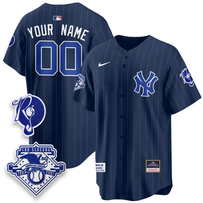 New York Yankees x Jay Z Edition Vapor Custom Jersey - Stitched