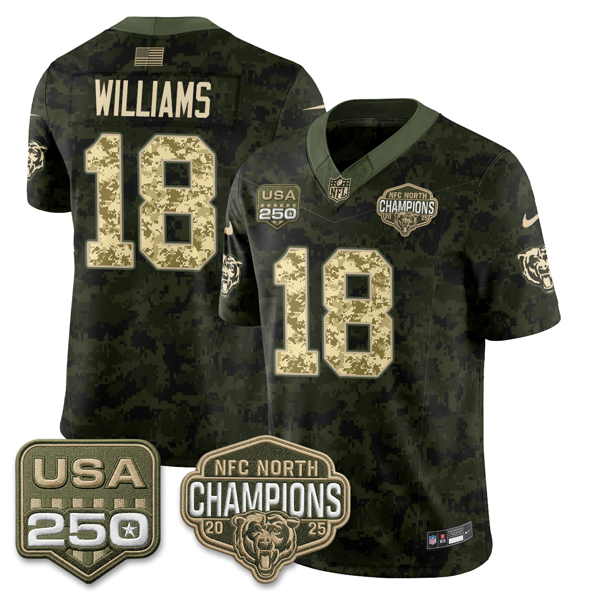 CHI 2026 Salute to Service Edition Vapor Jersey V2 - Stitched
