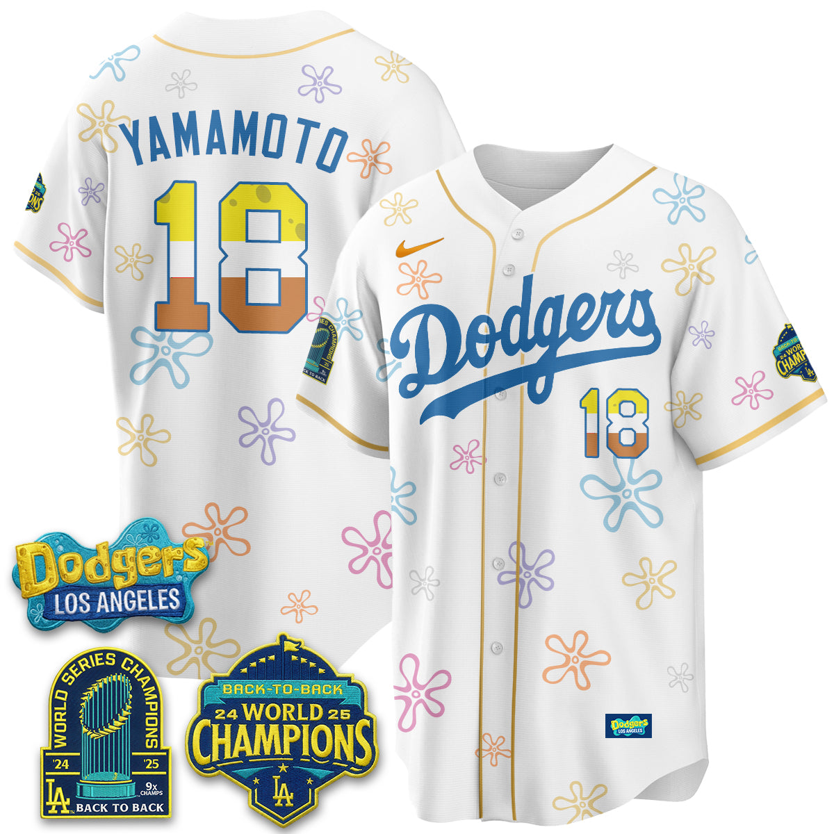 Los Angeles Dodgers x SBSP Vapor Jersey - Stitched