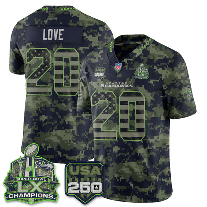 SEA 2026 Salute to Service Edition Vapor Jersey - Stitched