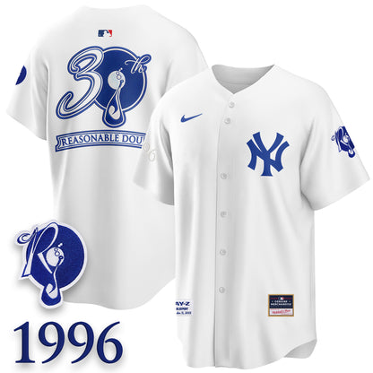 New York Yankees x Jay Z Edition Vapor Jersey V2- Stitched