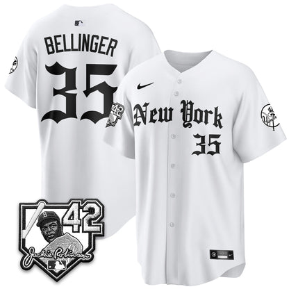 NYY 2026 Jackie Robinson Day Gothic Vapor Limited Jersey - All Stitched