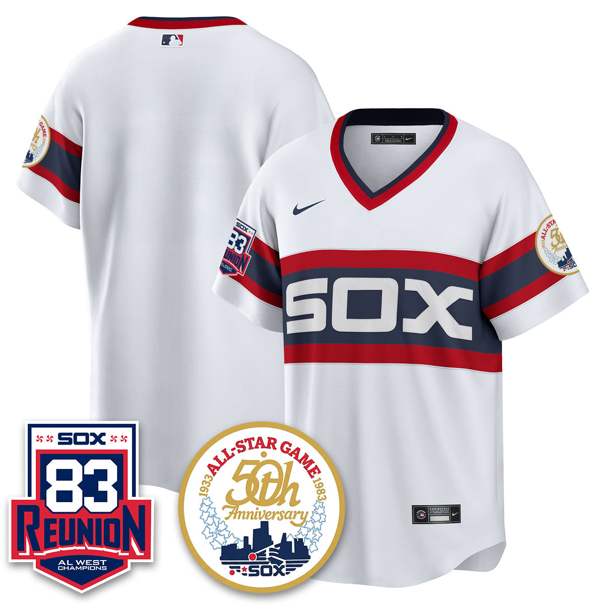 CWS Reunion All West Champions Vapor Jersey - Stitched -NQD