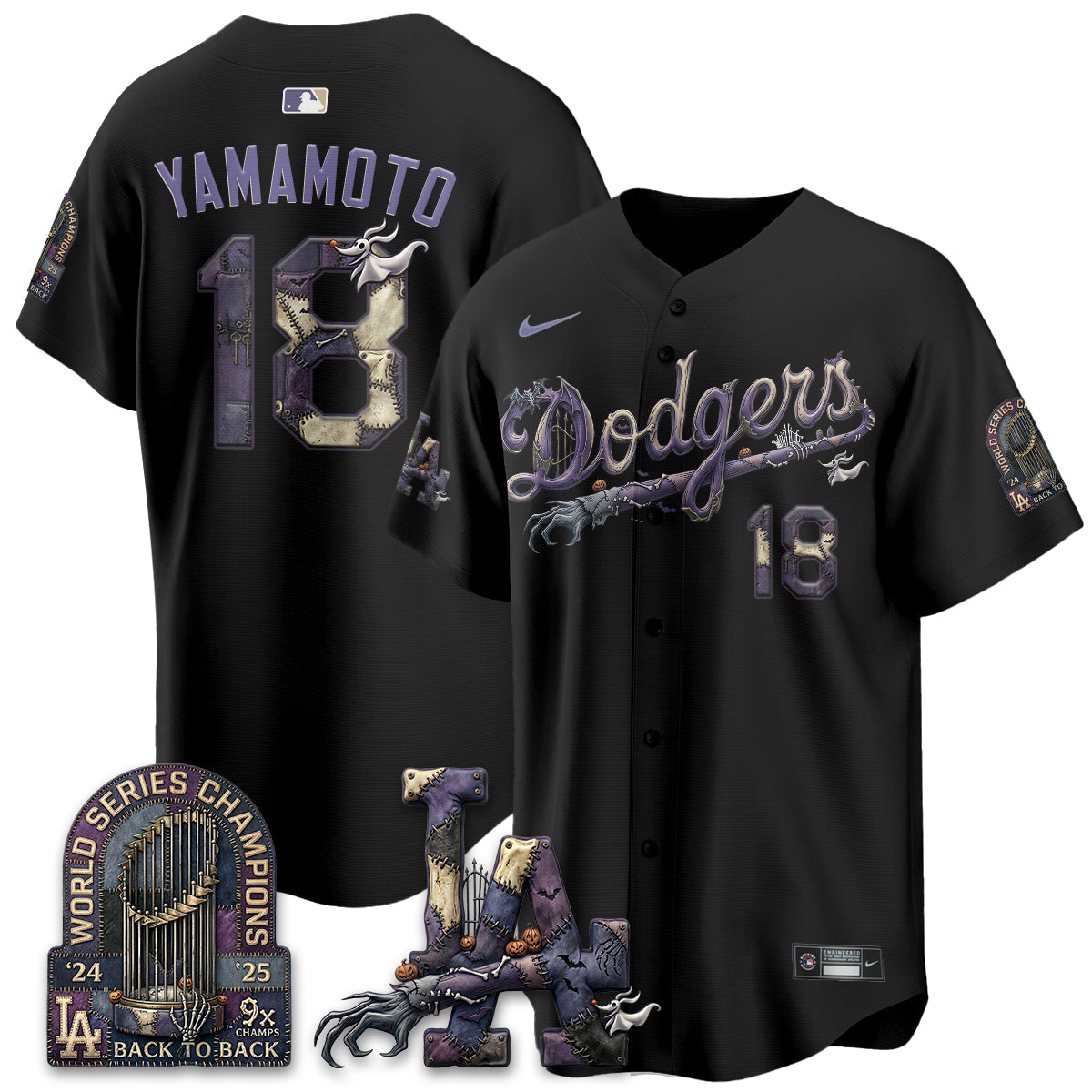 LAD Nightmare Edition Vapor Jersey - Stitched