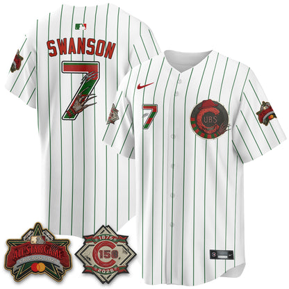 Chicago Cubs A Nightmare on Wrigley Field Edition Vapor Jersey - Stitched-NHM