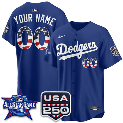 Los Angeles Dodgers 2026 All Star Edition Vapor Custom Jersey- Stitched