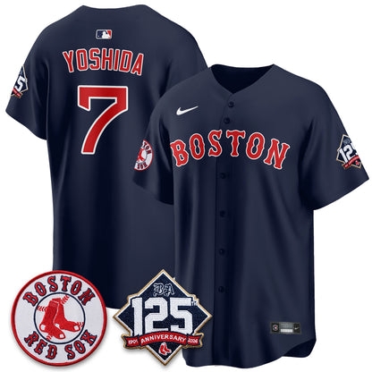 BOS 125th Anniversary Patch Vapor Jersey - Stitched