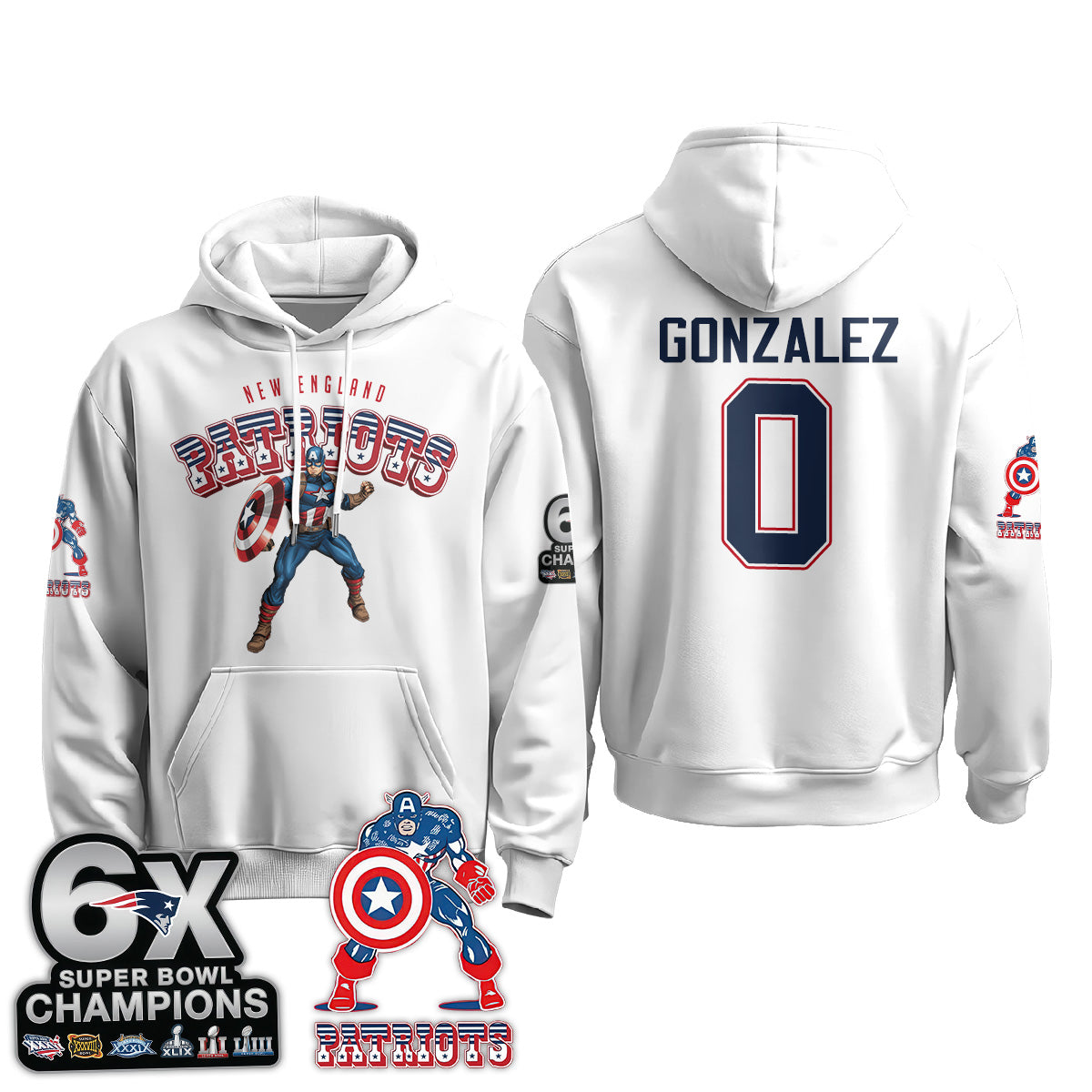 NE x Liberty Guardian Edition Pullover Hoodie V2 - Printed