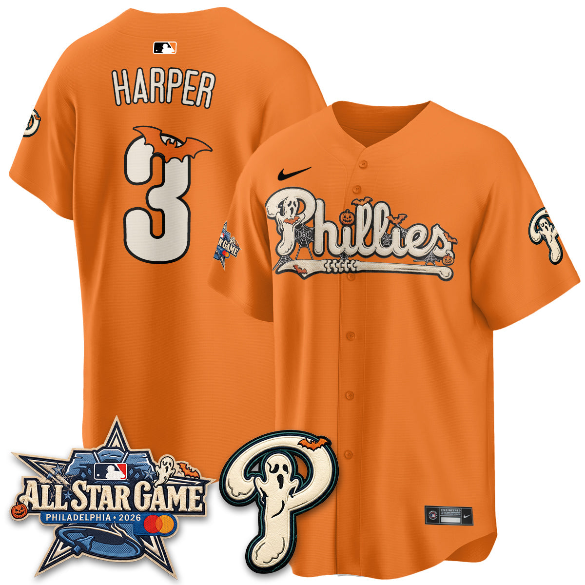 PHI Halloween 2026 Vapor Limited Jersey - Stitched (1)