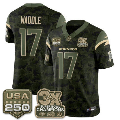 DEN 2026 Salute to Service Edition Vapor Jersey - Stitched
