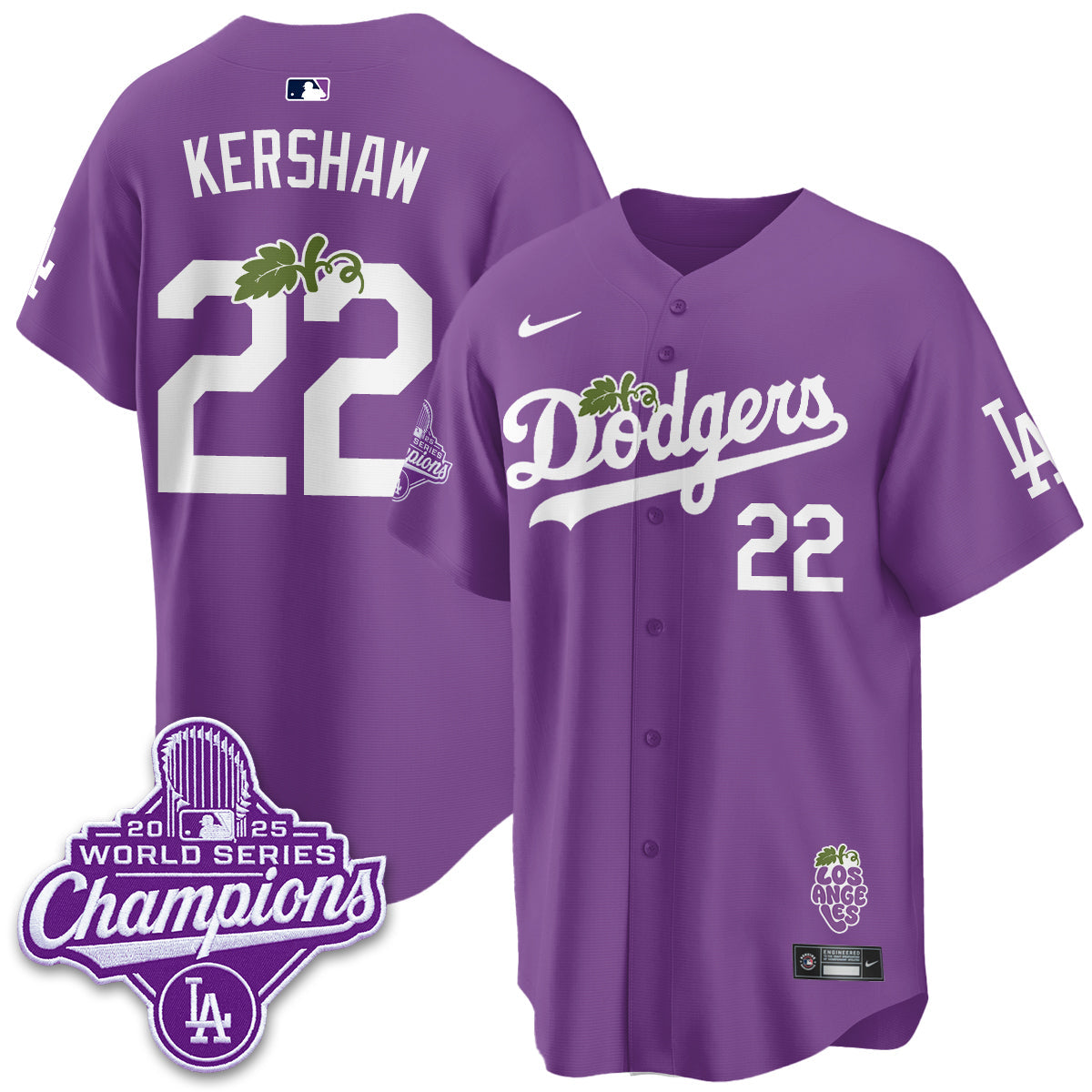 LAD Grape Edition Vapor Jersey - Stitched
