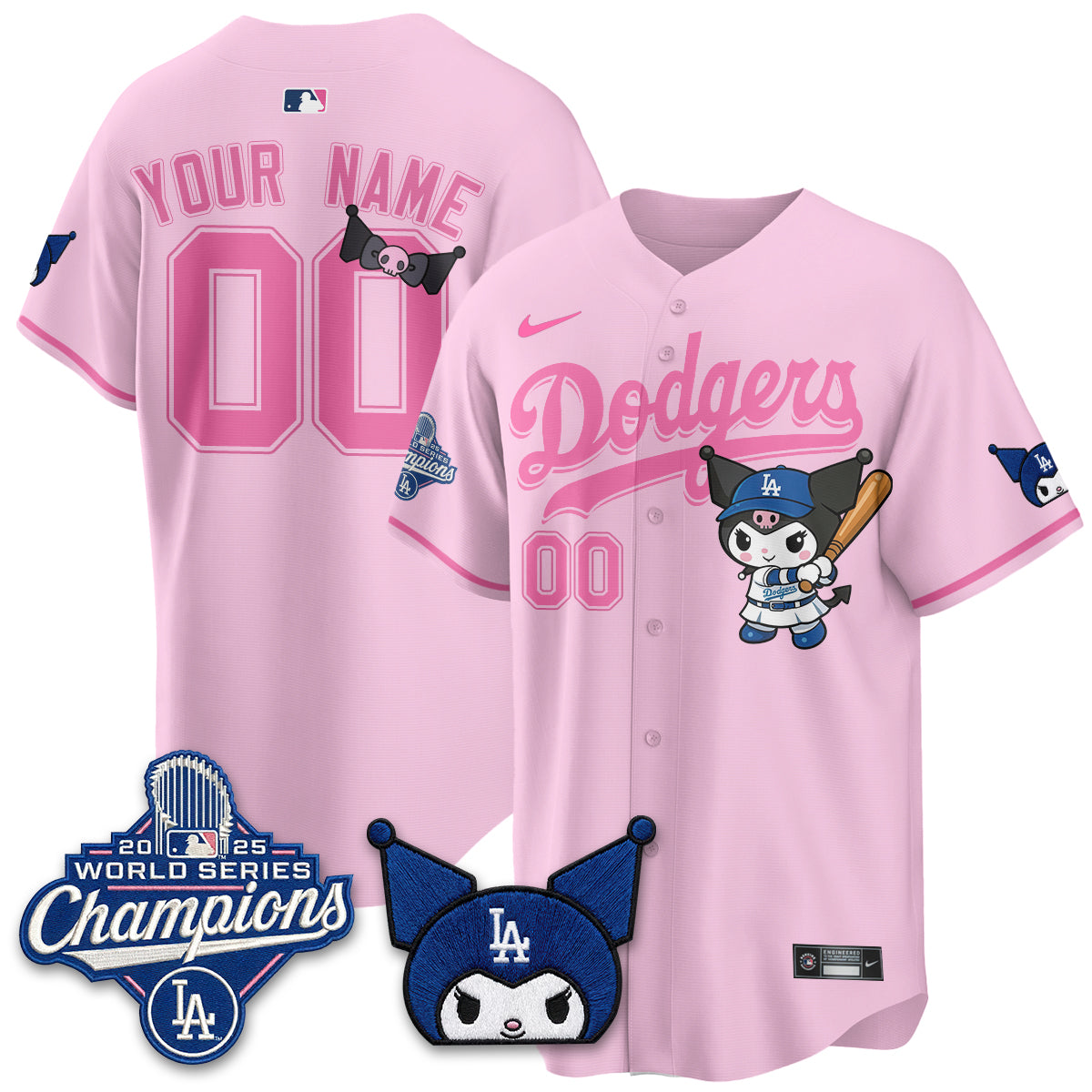 LAD Kuromi Edition Vapor Custom Jersey - Stitched-NQD