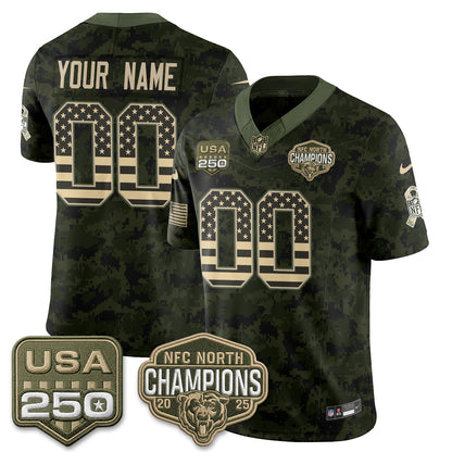 CHI 2026 Salute to Service Edition Vapor Custom Jersey - Stitched