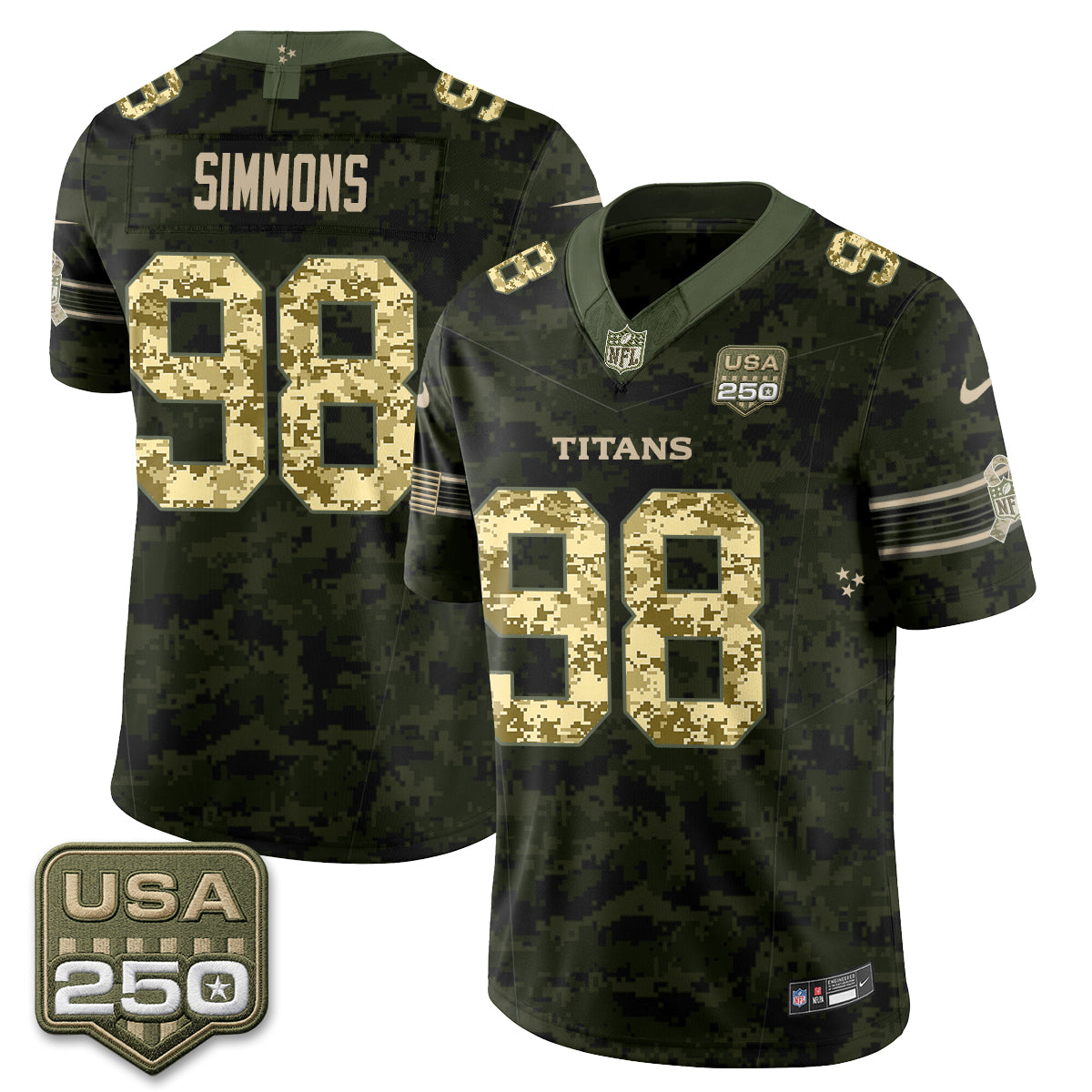 TEN 2026 Salute to Service Edition Vapor Jersey - Stitched