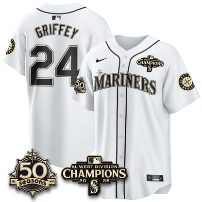 SEA Vapor Premier Limited Jersey - 50th Anniversary & AL West Division Champions - Steelheads Community Funds - All Stitched