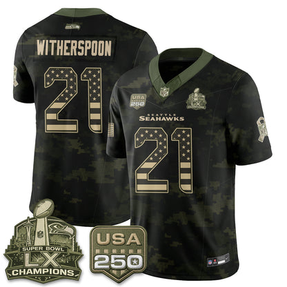 SEA 2026 Salute to Service Edition Vapor Jersey - Stitched