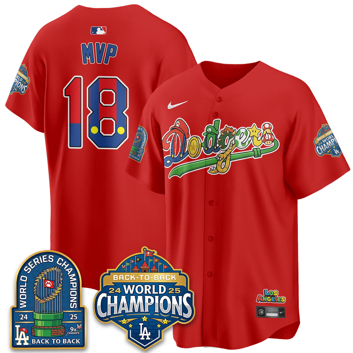 LAD x The Red Plumber Vapor Jersey - Printed