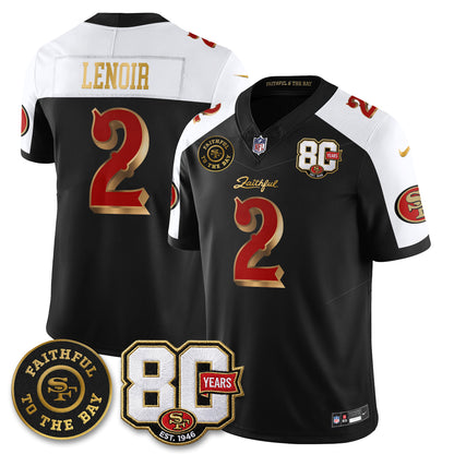 SF “Rivalries” Vapor Limited Jersey - Faithful To The Bay Patch - All Stitched