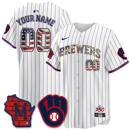 MIL 2026 Independence Day USA Vapor Limited Custom Jersey - Stitched