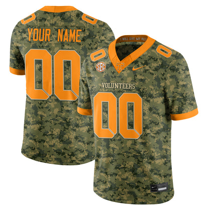 TENN 2026 Camouflage Edition Vapor Custom Jersey - Stitched