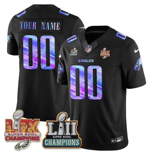 Philadelphia Eagles Fangear Edition Vapor Custom Jersey - Stitched-NHM