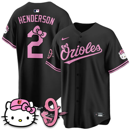 Baltimore Orioles x Meow KT Vapor Premier Limited Jersey - Stitched