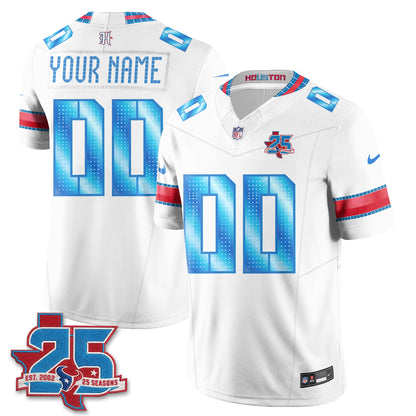 HOU 2026 Rivalries Vapor Custom Jersey - Stitched