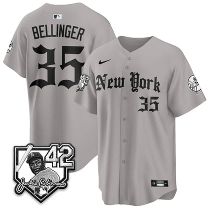 NYY 2026 Jackie Robinson Day Gothic Vapor Limited Jersey - All Stitched