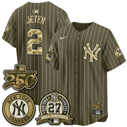 NYY Salute to Service 2026 Vapor Limited Jersey - Stitched