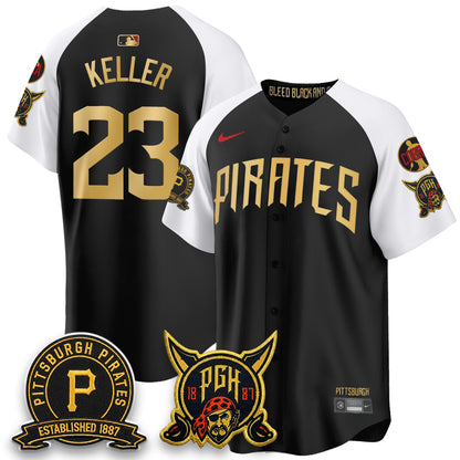 PIT 2026 City Connect Vapor Limited Jersey - Cobra & Est 1887 Patch - All Stitched