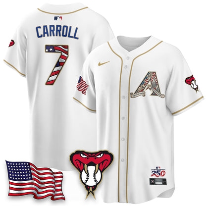 Arizona Diamondbacks 2026 Independence Day USA Vapor Limited Jersey - Stitched-NHM