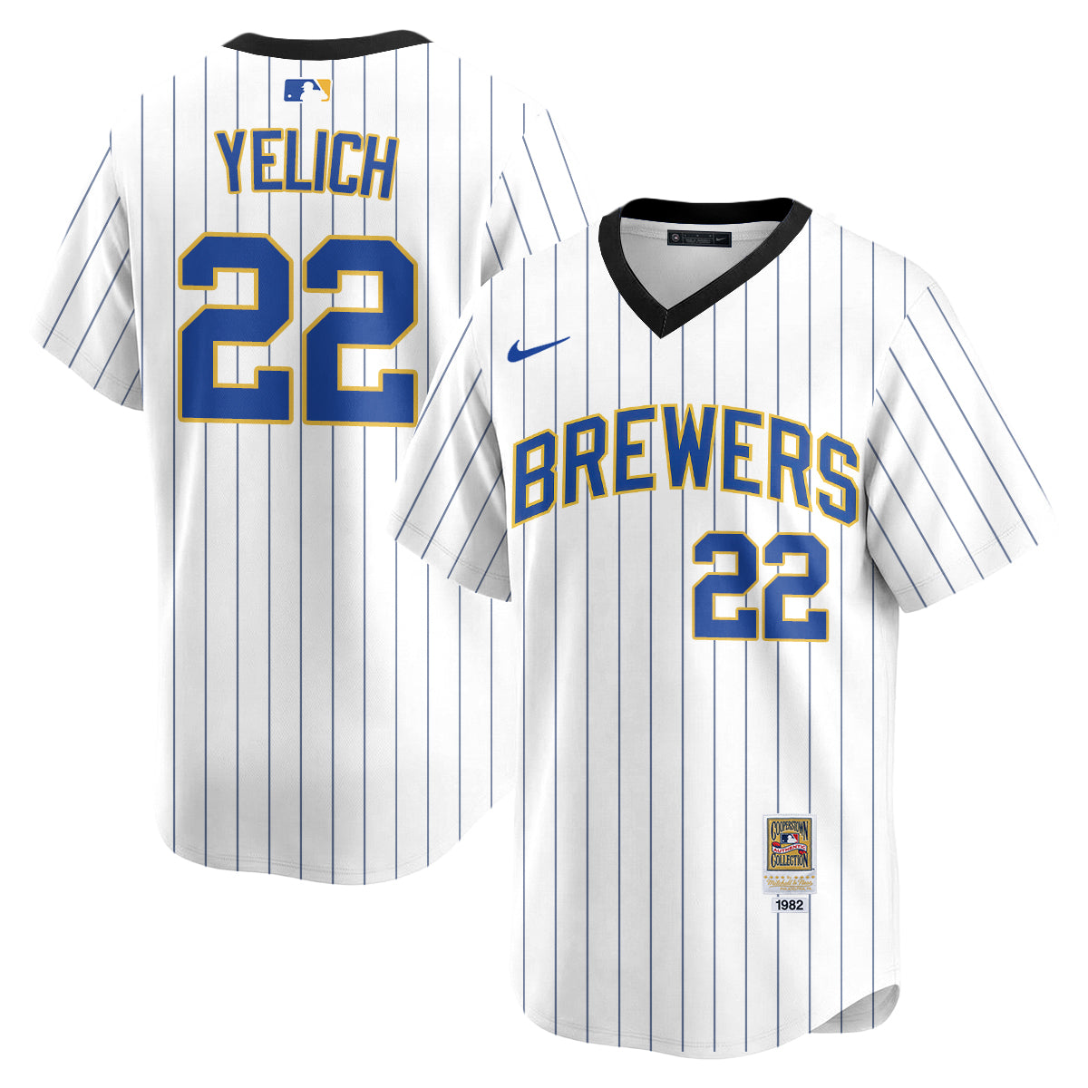 Milwaukee Brewers "Legacy Edition" Vapor Jersey - Stitched