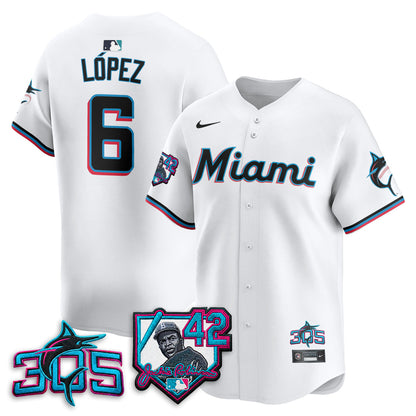 MIA 2026 Jackie Robinson New Era Vapor Limited Jersey - Stitched