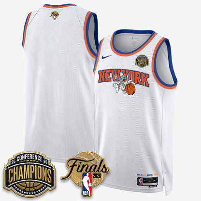 NYK 2026 NBA Eastern Conference Champions x Looney Tunes Vapor Jersey V2- Stitched