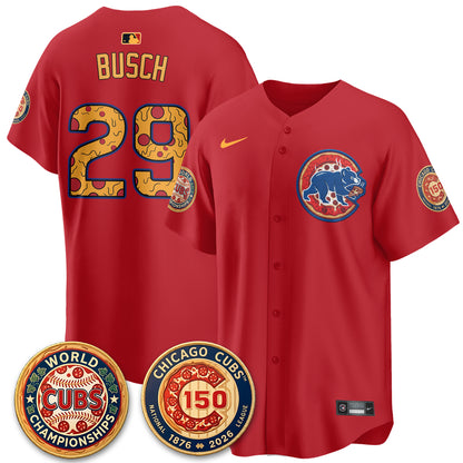Chicago Cubs Deep Dish Pizza Vapor Limited Jersey - Stitched