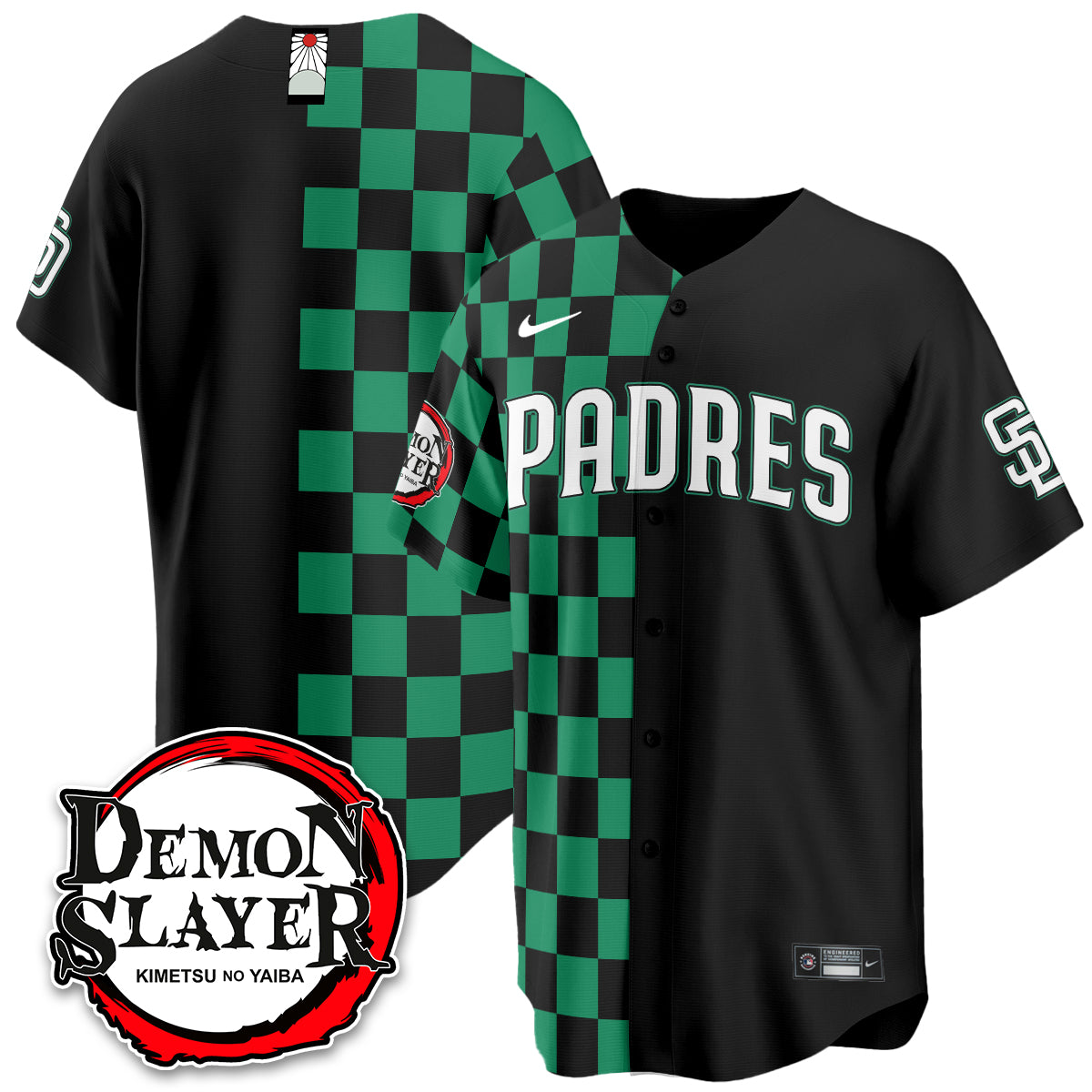 San Diego Padres Demon Slayer Vapor Limited Jersey - Stitched