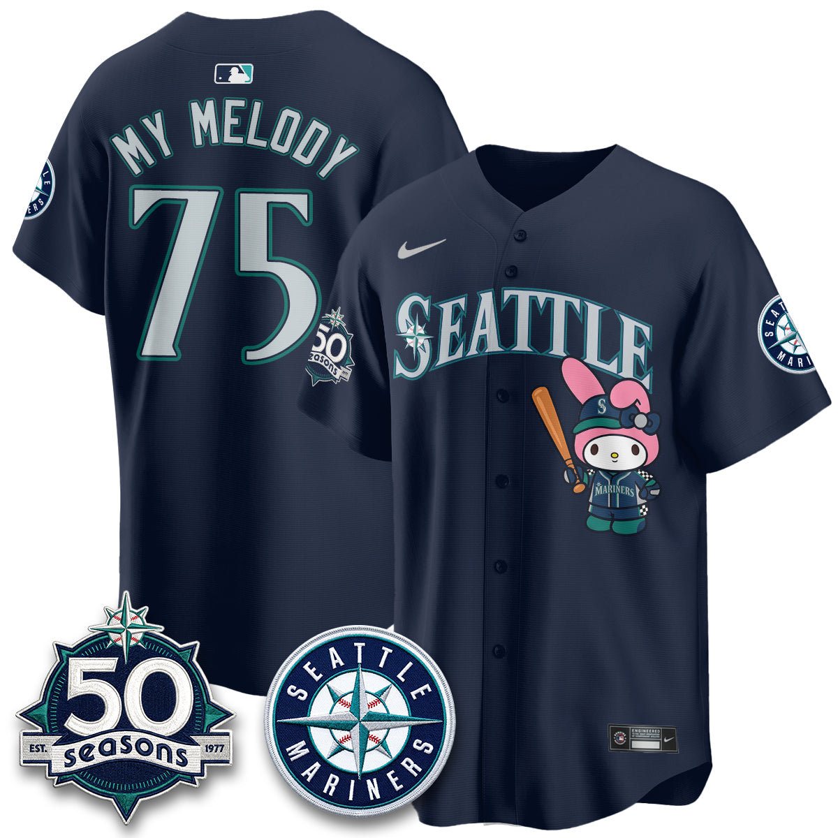 SEA x  Pink Sanrio Friend Vapor Jersey - Stitched