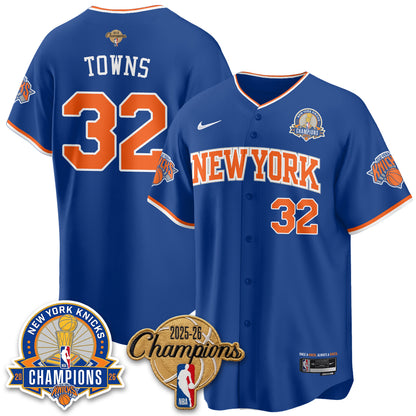 New York Knicks 2026 NBA Champions Special Edition Vapor Jersey V2- Stitched
