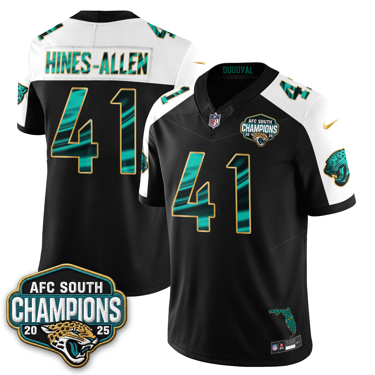 DET Fangear Edition Vapor Jersey - Stitched