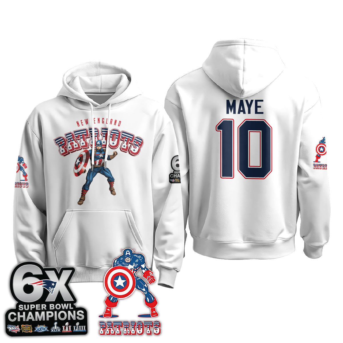 NE x Liberty Guardian Edition Pullover Hoodie V2 - Printed