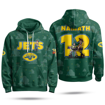 New York Jets x Infinity & Beyond Hero Edition Pullover Hoodie - Printed