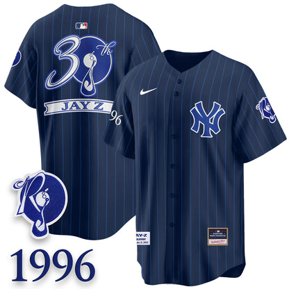 New York Yankees x Jay Z Edition Vapor Jersey V2- Stitched