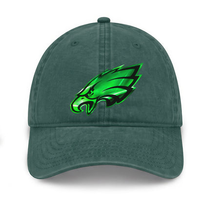 Philadelphia Eagles Fangear Wash Denim Hat - Printed-NHM