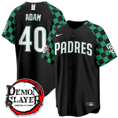 San Diego Padres Demon Slayer Vapor Limited Jersey - Stitched