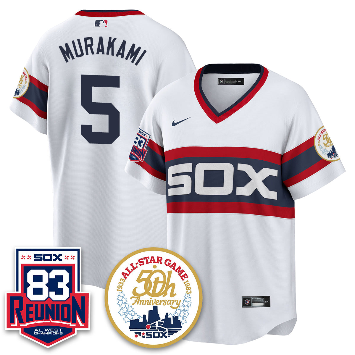 CWS Reunion All West Champions Vapor Jersey - Stitched -NQD