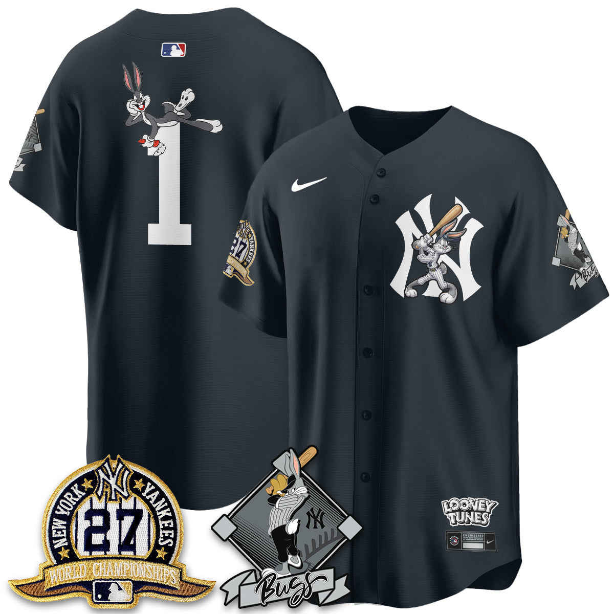 New York Yankees Bunny Vapor Limited Jersey V2- Stitched