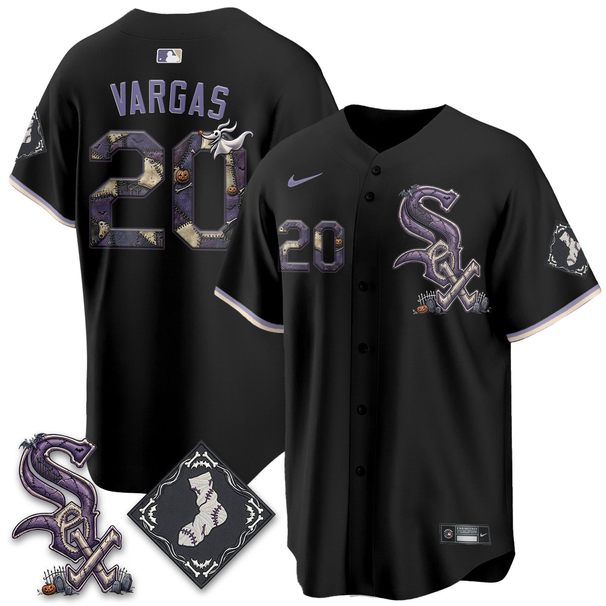 Chicago White Sox Nightmare Edition Vapor Jersey - Stitched