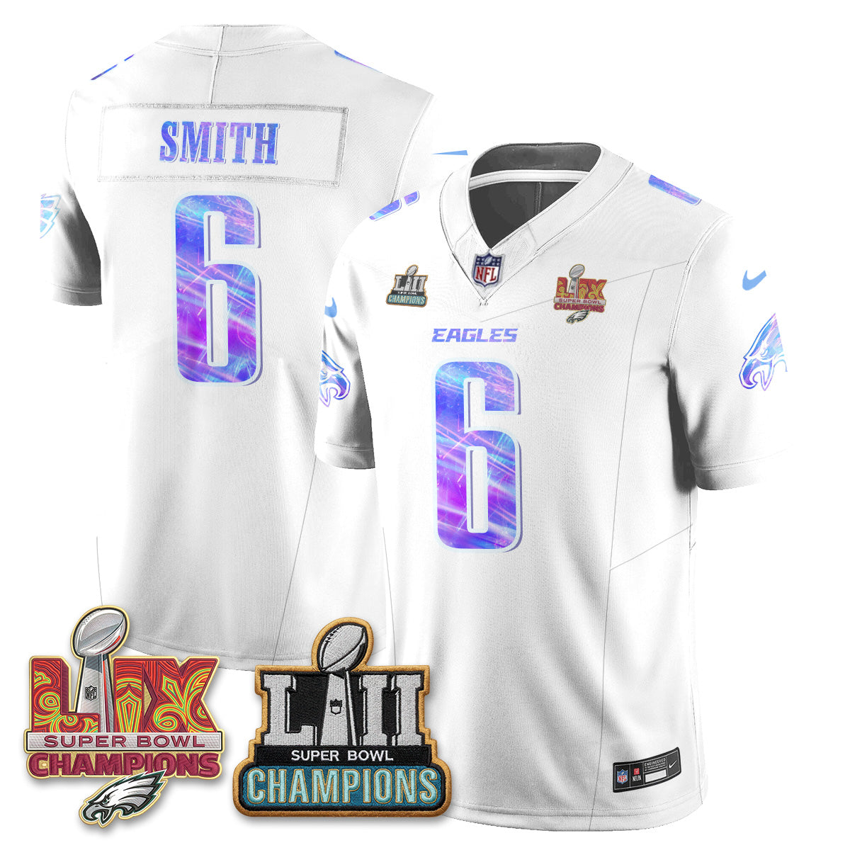 Philadelphia Eagles Fangear Edition Vapor Jersey - Stitched-NHM
