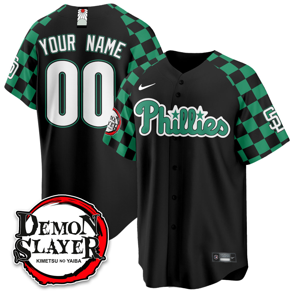 PHI Demon Slayer Vapor Limited Custom Jersey - Stitched